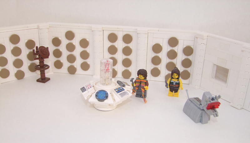 Illustration for article titled Everything is Awesome with a Classic Lego Doctor Who console room v2.0